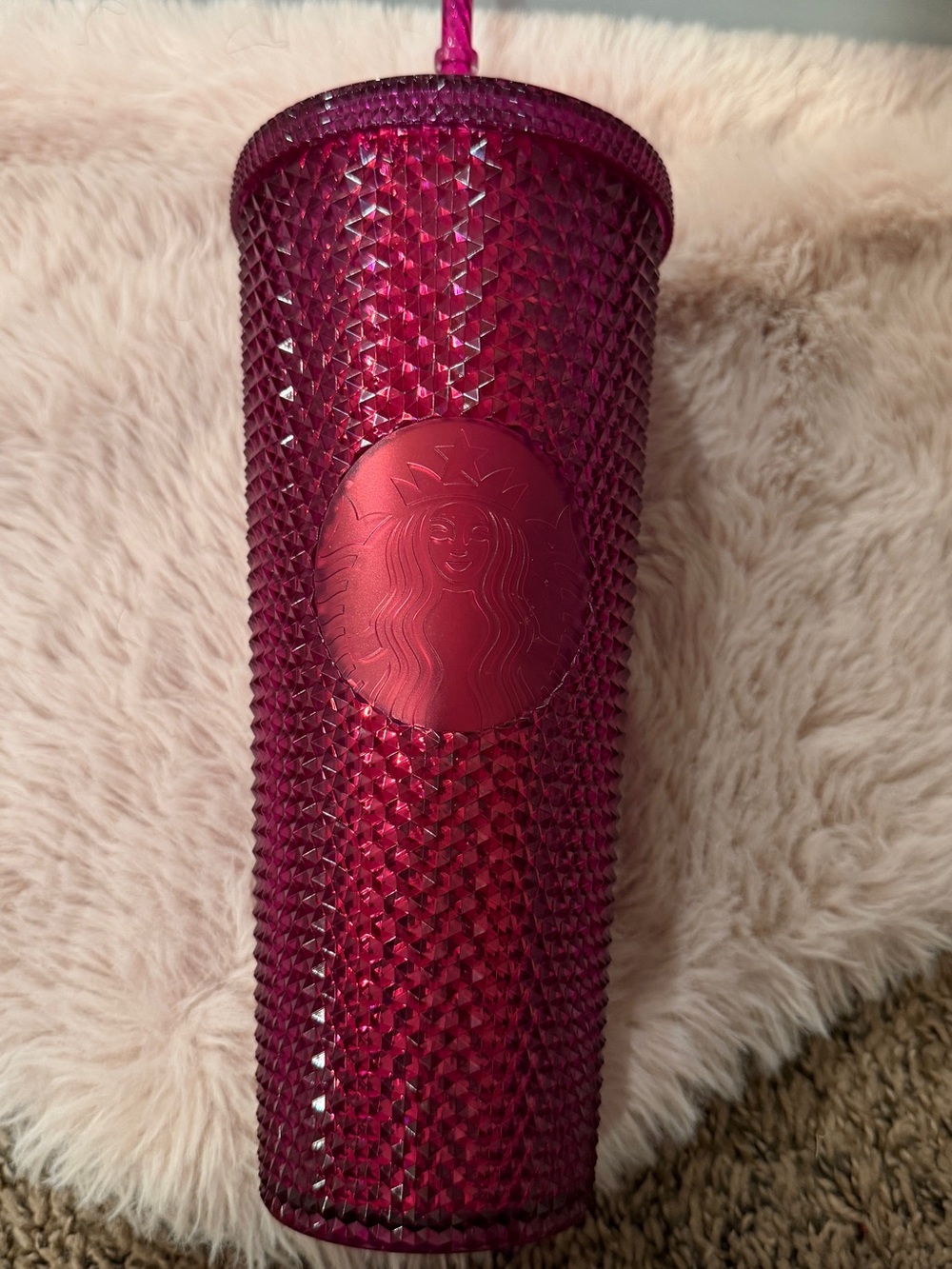 Starbucks Hot Pink Studded Tumbler
